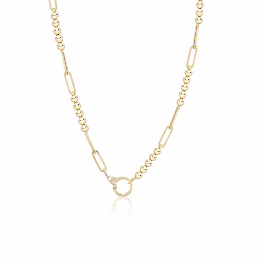 Beaded Paperclip Chain
