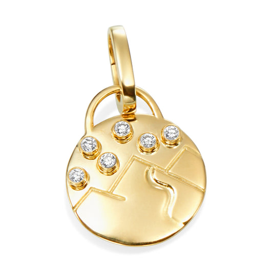 Lucky Life Mountain Charm