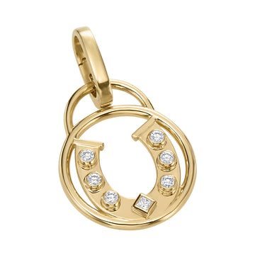 Lucky Life Horseshoe Charm