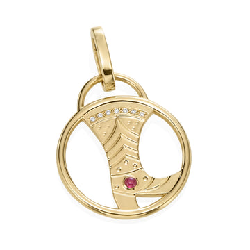 Lucky Life Cowboy Boot Charm