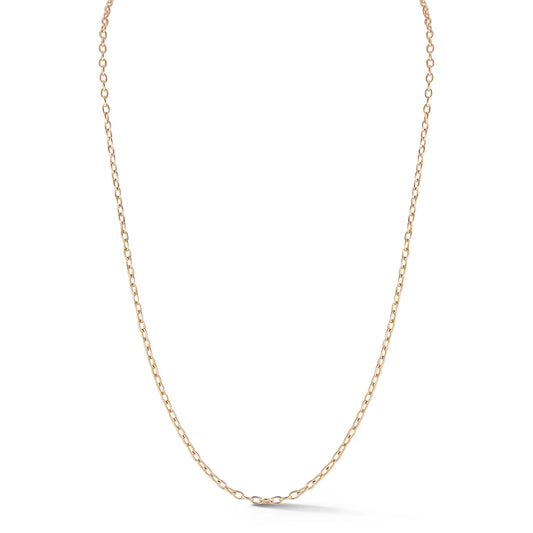 Saxon 18K Rose Gold Chain Necklace