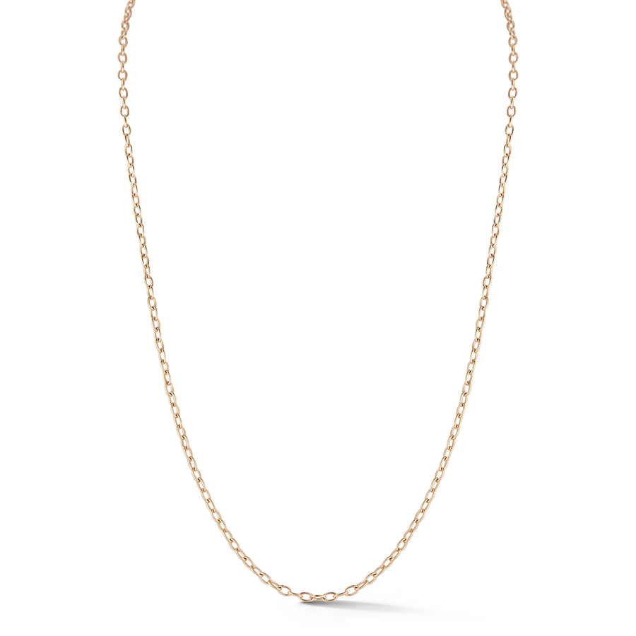 Saxon 18K Rose Gold Chain Necklace – The Vault Nantucket