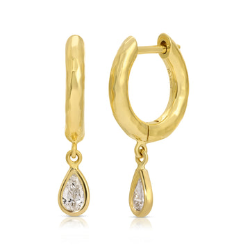 Charmed Pear Micro Gabby Hoops