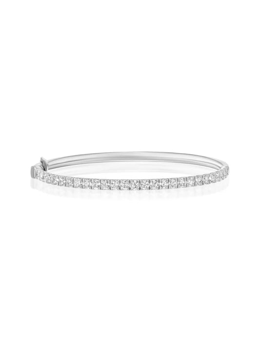 Clara Cuff Medium White Gold