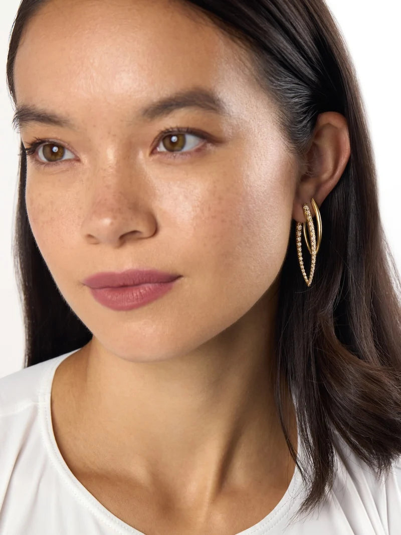 Cristina Earring Large (Diamonds)