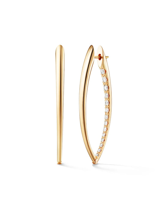 Cristina Earring Large (Partial Diamond)