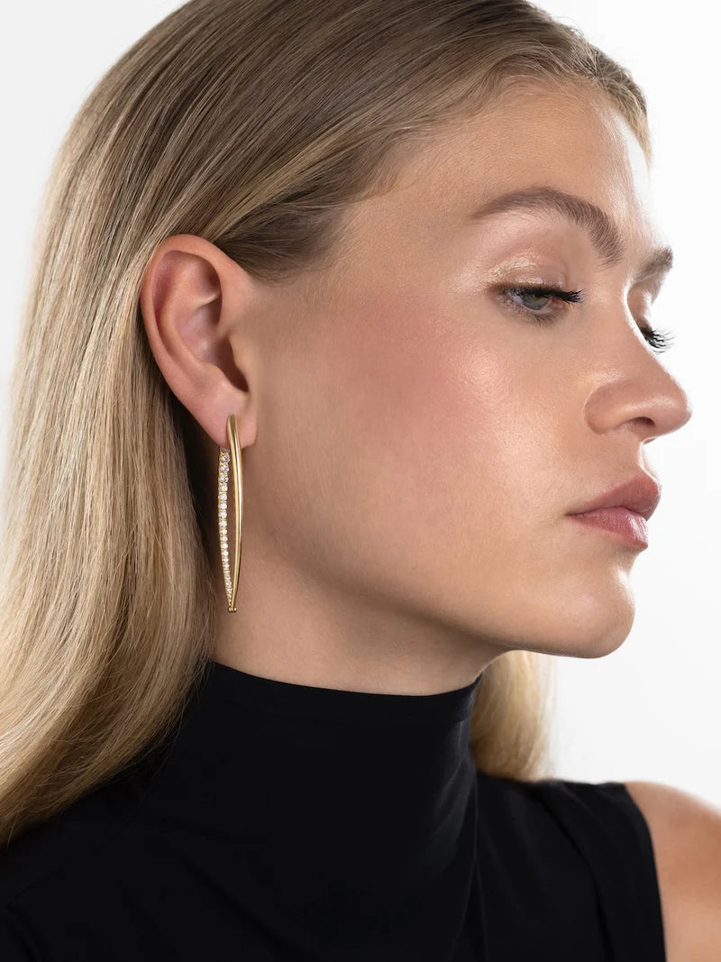 Cristina XL Partial Diamond Earring