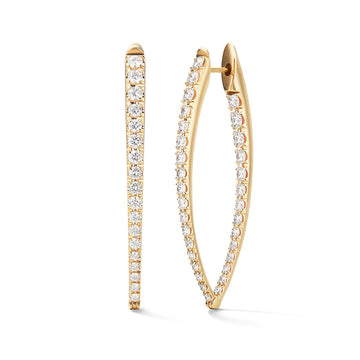 Cristina Earring Large (Diamonds)