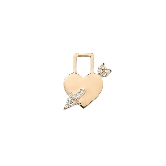 Cupid's Heart EarWish, Diamond Arrow