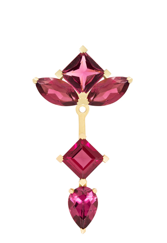 Magenta Earring Jacket