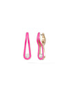 Daphne Earring Medium - Pink Enamel