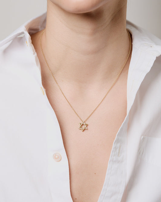 Diamond Nesting Gem Star of David - Small