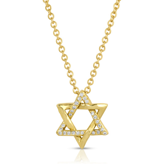 Diamond Nesting Gem Star of David - Small