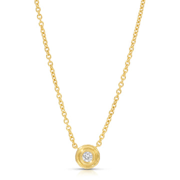 Double Orbit Diamond Necklace