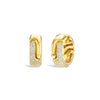 Holos Round Hoops with Diamonds