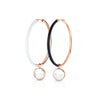 Reversible Enamel Hoops