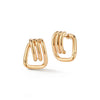 Huxley 18K Yellow Gold Coil Link Huggie Earring