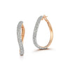 Julian Curved Diamond Hoops