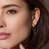 Morrell Rose Gold Drop Huggie Earrings