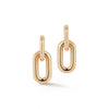 Morrell Rose Gold Drop Huggie Earrings