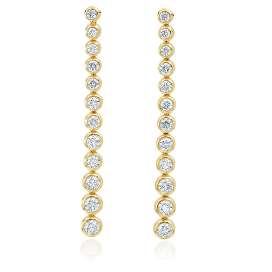 Diamond Stiletto Earrings