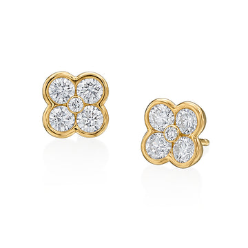 Diamond Fleur Moonlight Earrings