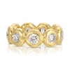 Large Nesting Gem Eternity Ring - Round Diamond