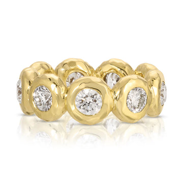 Jumbo Nesting Gem Eternity Ring