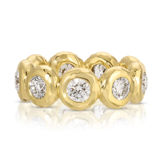 Jumbo Nesting Gem Eternity Ring