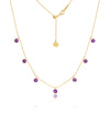 Amethyst Floating Necklace