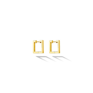 Foundation Small Square Hoop Earrings