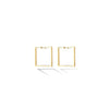Foundation Medium Square Hoop Earrings