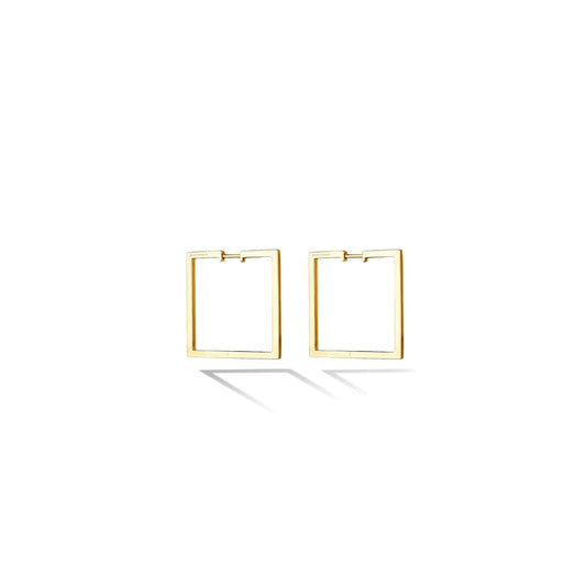Foundation Medium Square Hoop Earrings