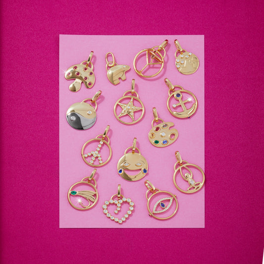 Lucky Life Music Note Charm