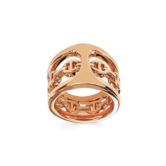 Dame Phantom Clique Ring, Rose Gold