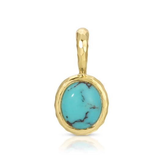Hidden Gem Pendant - Oval Turquoise