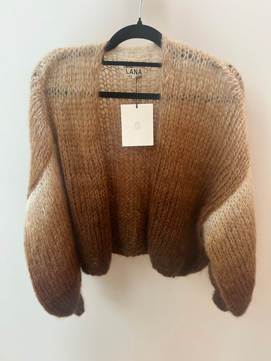 "Hot Cocoa" Hand-Knit DeLana Sweater