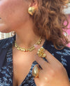 Large Shell '70s Stud Earrings