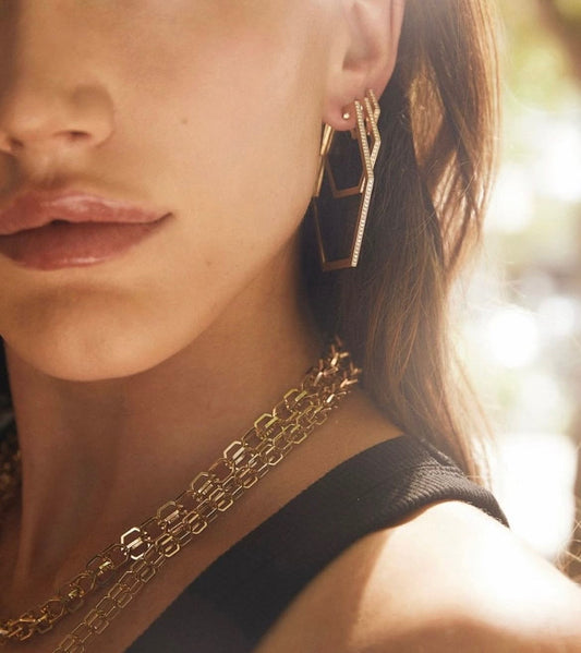 B Home Hoop Earrings Small