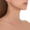 Yellow Gold & Ruby Medium Endless Hoop Earrings