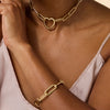 18ct Gold Identity Bracelet