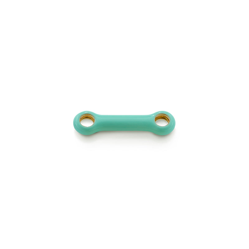 Identity Bar Connector with Pale Blue Enamel