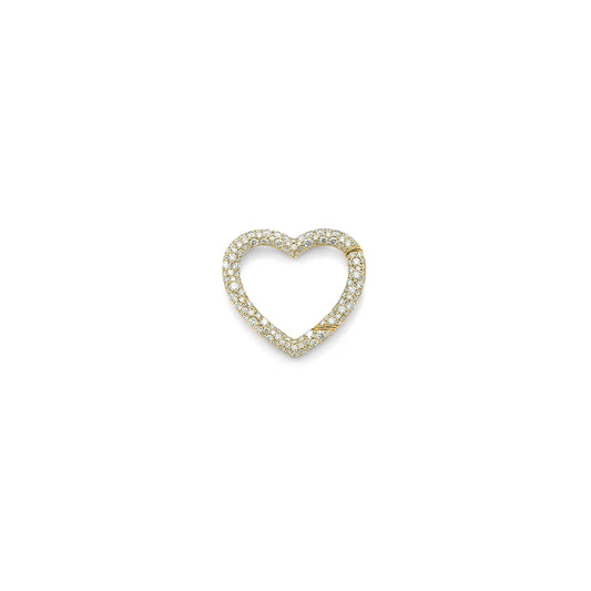 Identity Diamond Heart set with Diamonds