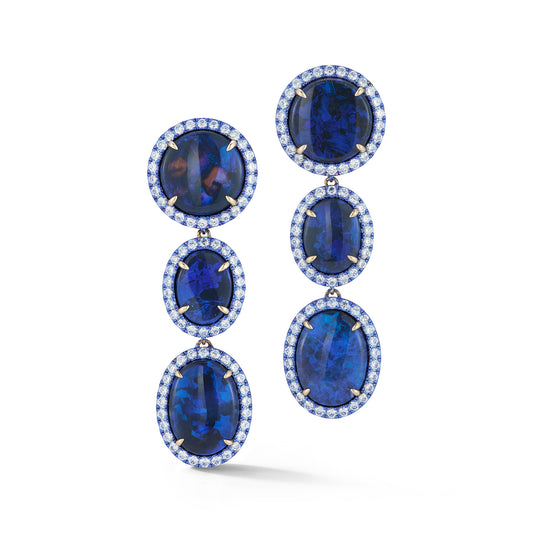 "The Three Graces" II Opal Earrings
