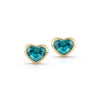 Blue Zircon Stud Earrings
