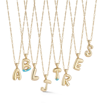 Mini Bubble Letter Charm