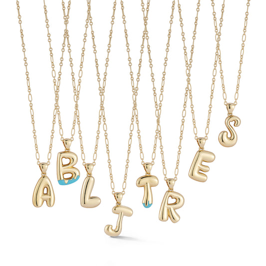 Mini Bubble Letter Charm
