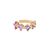 Lilac Sapphire Round Ear Cuff
