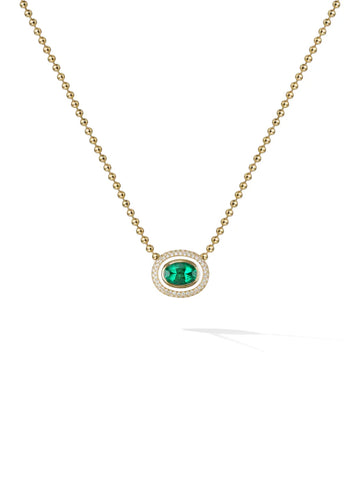 Lenox Emerald Pendant Necklace