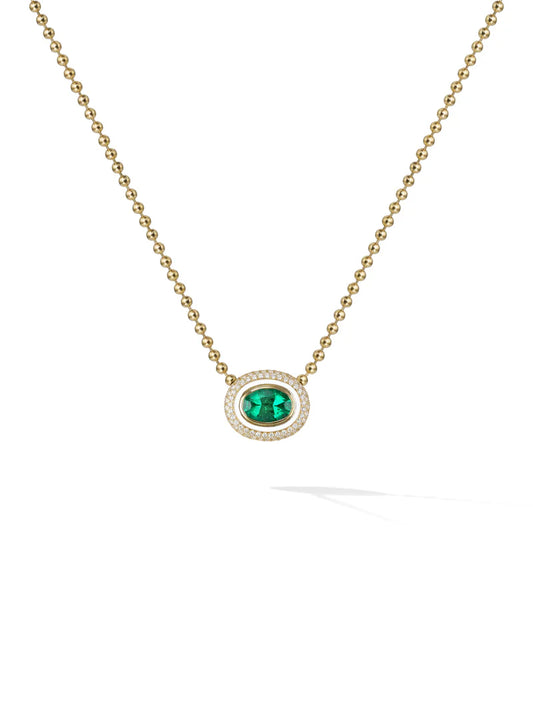 Lenox Emerald Pendant Necklace